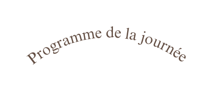 Programme de la journée